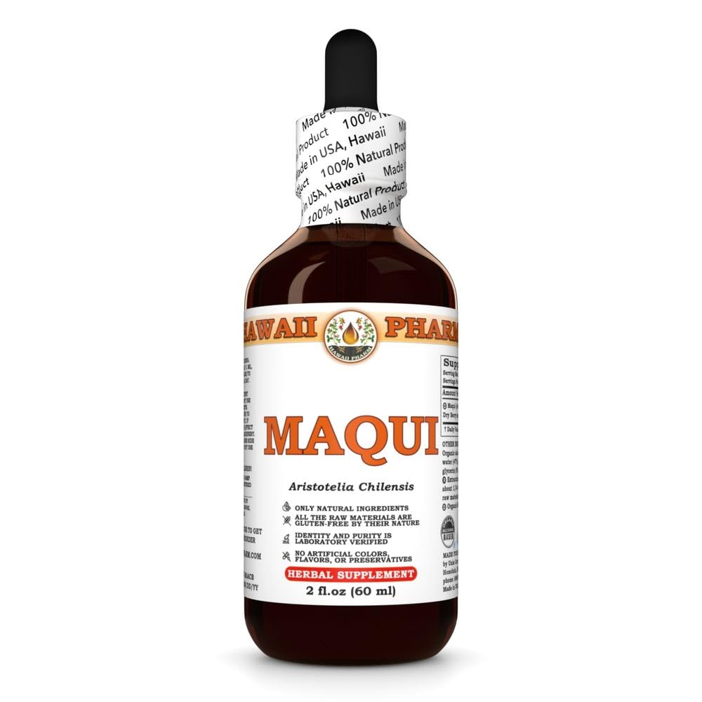 Hawaii Pharm Maqui (Aristotelia chilensis) Berry Liquid Extract