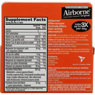 Airborne On-The-Go Packs Immune Support Powder Zesty Orange - 10 Count - image 7