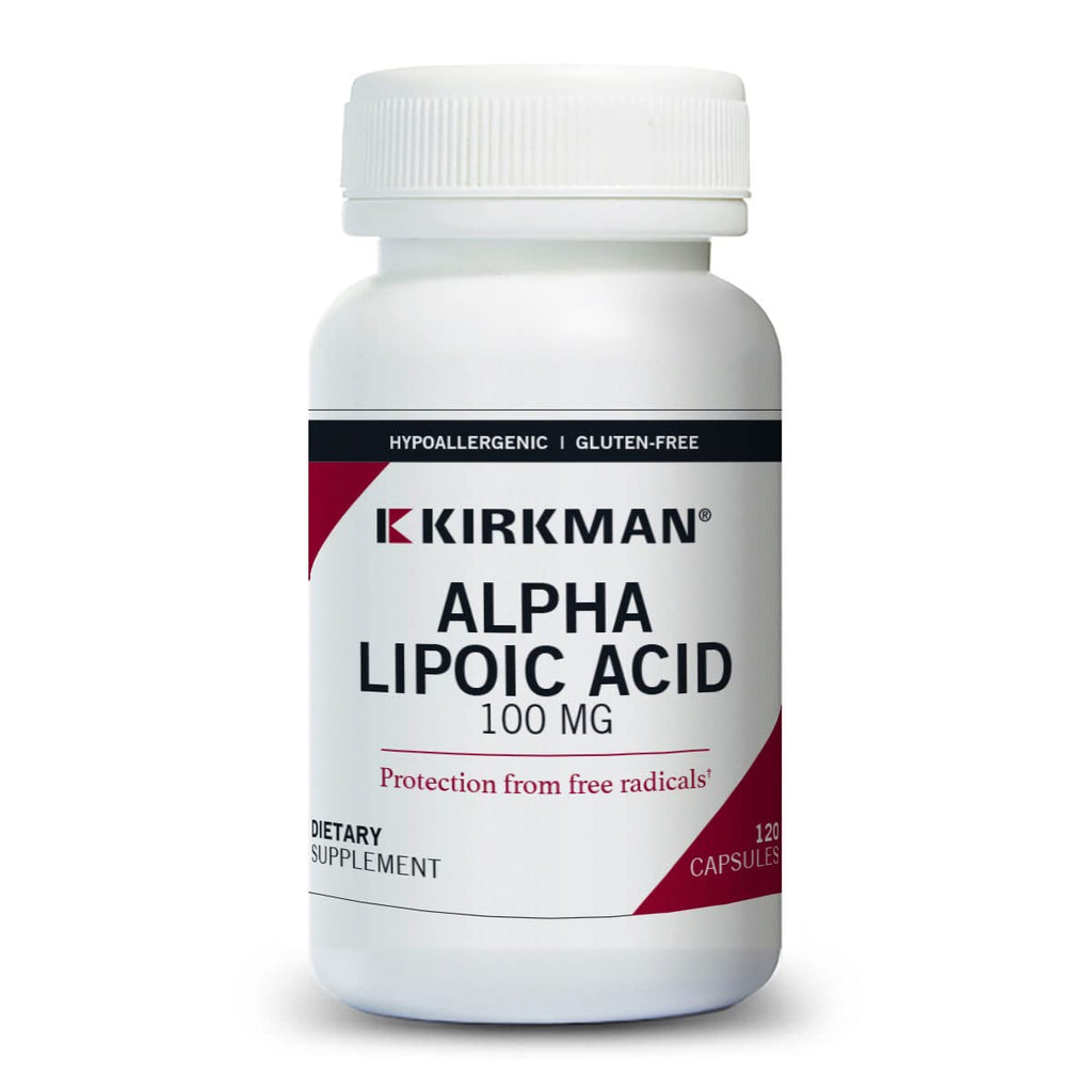 Kirkman Alpha Lipoic Acid 100 mg - 120 Vegetarian Capsules