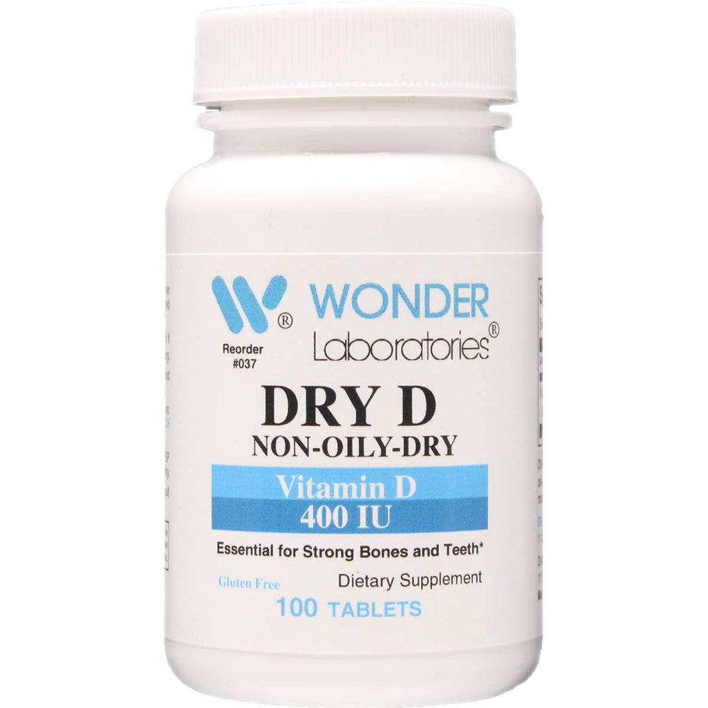 Wonder Laboratories Vitamin D3 400 IU - 100 Tablets