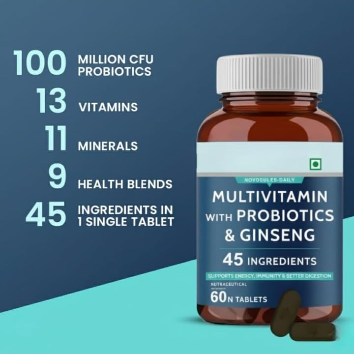Goldy Multivitamin for Men with 41 Vitamins & Ginseng - 60 Tablets - image 3