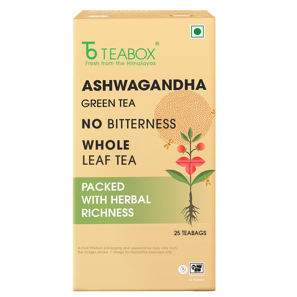 Teabox Ashwagandha Green Tea - 25 Teabags