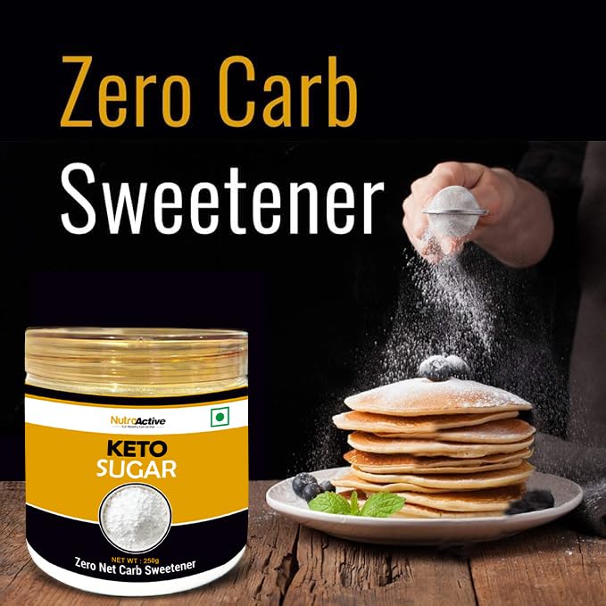 NutroActive Keto Sugar Zero Carb Sweetener - 250g - image 3