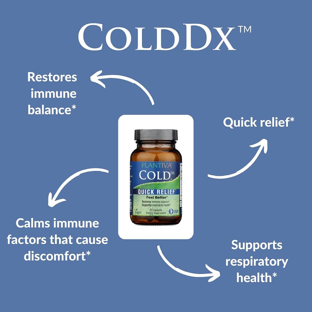 Plantiva ColdDx Natural Herbal Defense Supplement - 60 Capsules - image 4