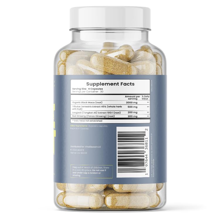 VB Health Drive Boost Herbal Supplement for Stamina - 120 Capsules - image 4