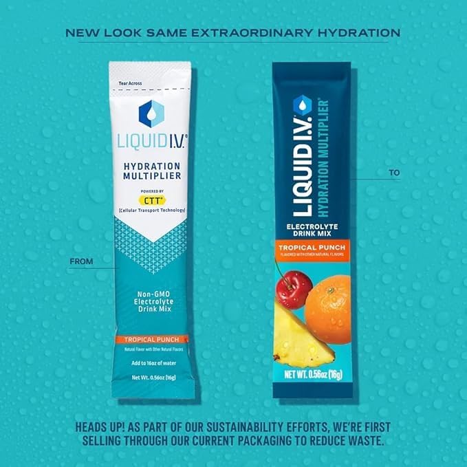 Liquid I.V. Hydration Multiplier Tropical Punch - 192 Servings - image 3