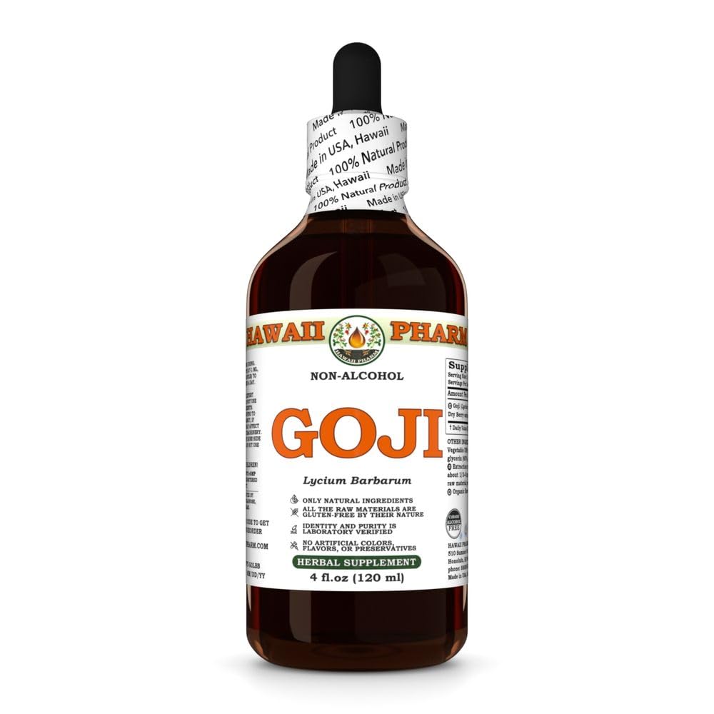 Hawaii Pharm Goji (Lycium barbarum) Berry Alcohol-Free Extract