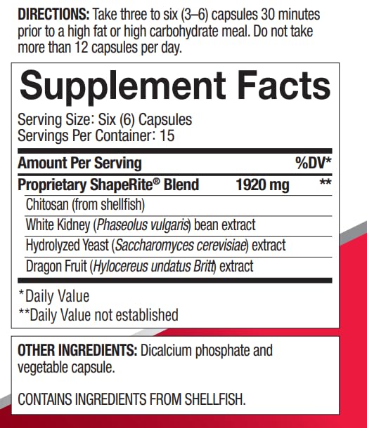 4Life ShapeRite Fat & Carb Blocker with Chitosan - 90 Capsules - image 3