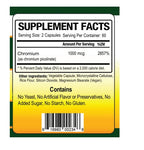 Biotech Nutritions Chromium Picolinate 1000 MCG - 120 Vegetarian Capsules - image 3