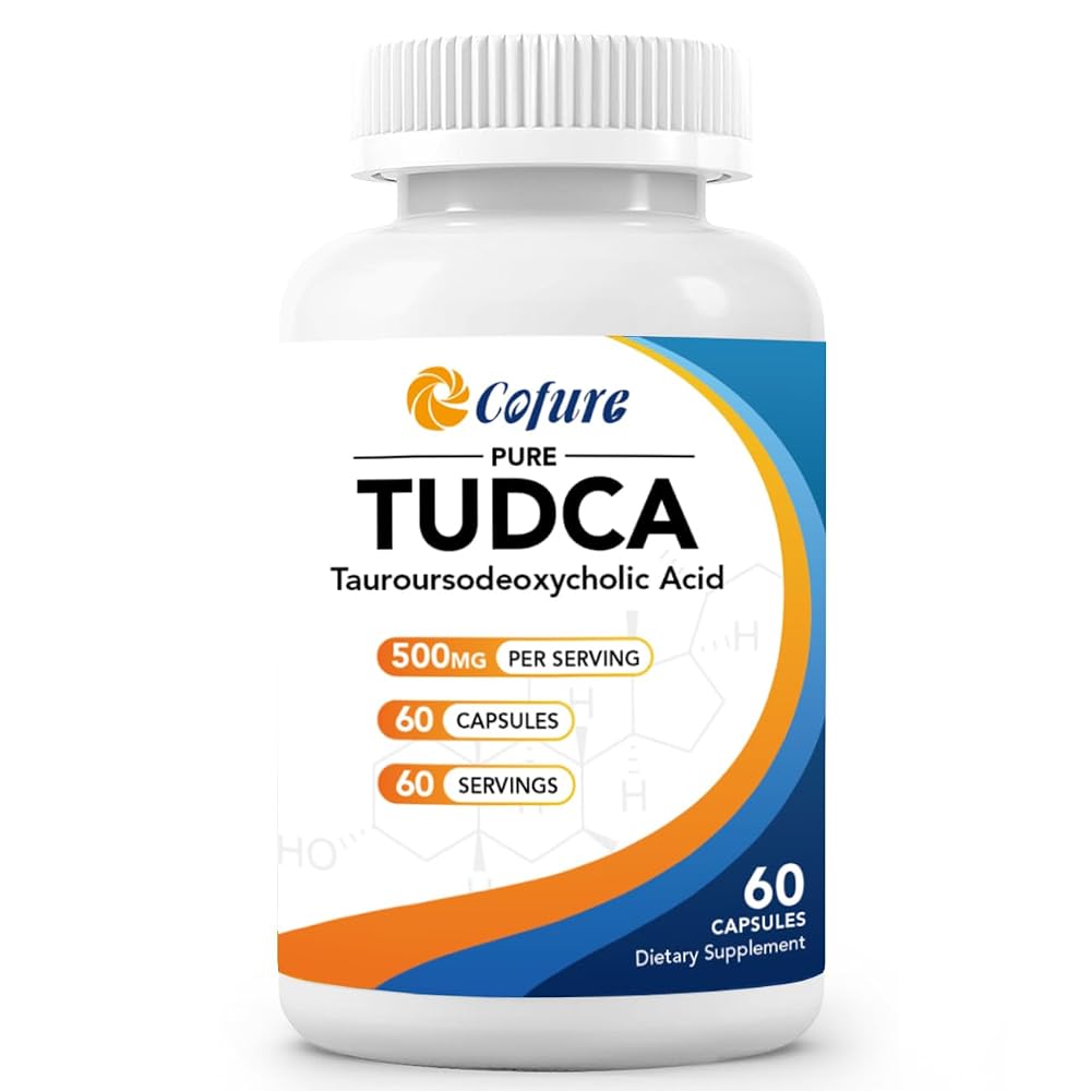 Cofure TUDCA 500mg Liver and Gallbladder Support - 60 Capsules