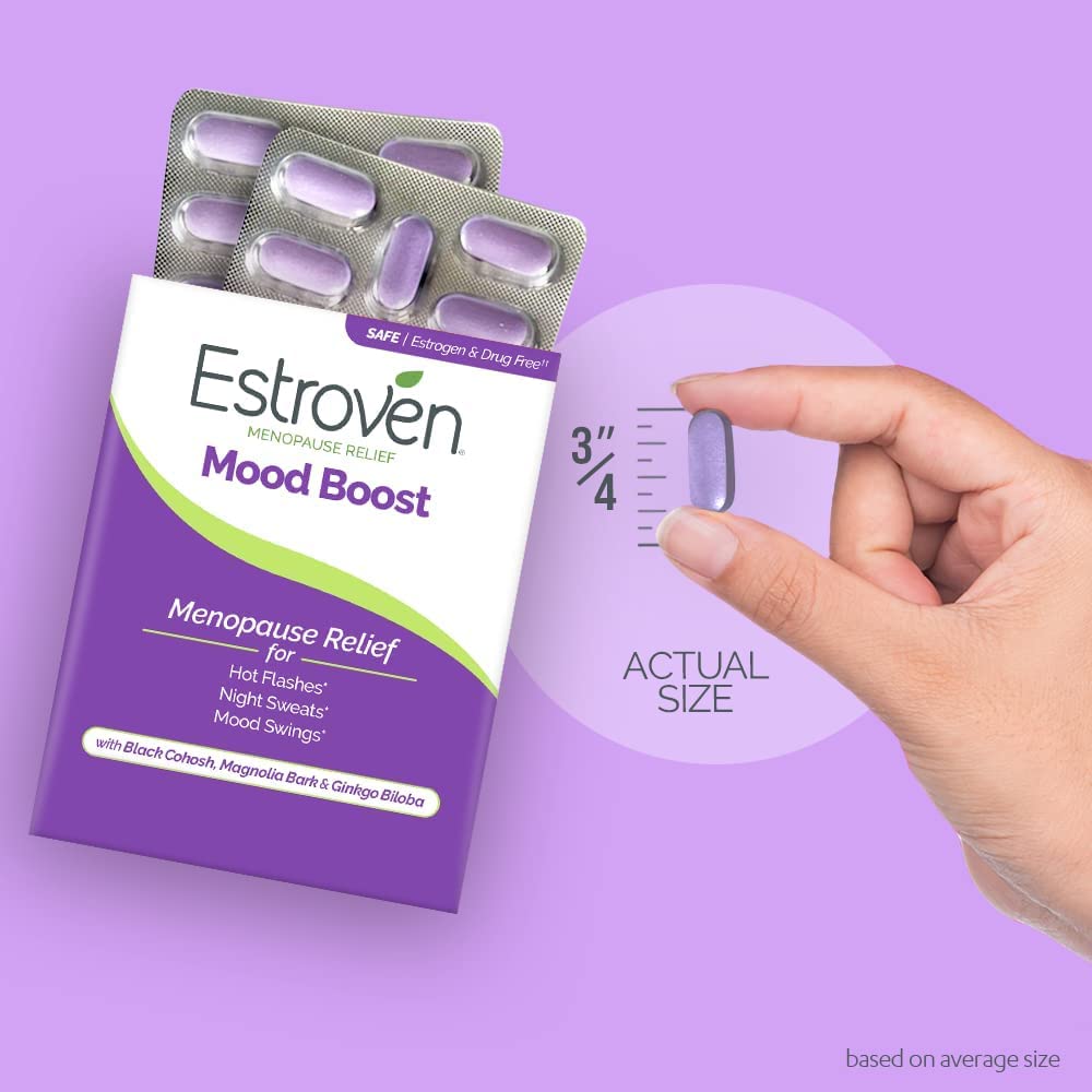 Estroven Mood Boost Menopause Relief Supplement - 30 Capsules - image 4