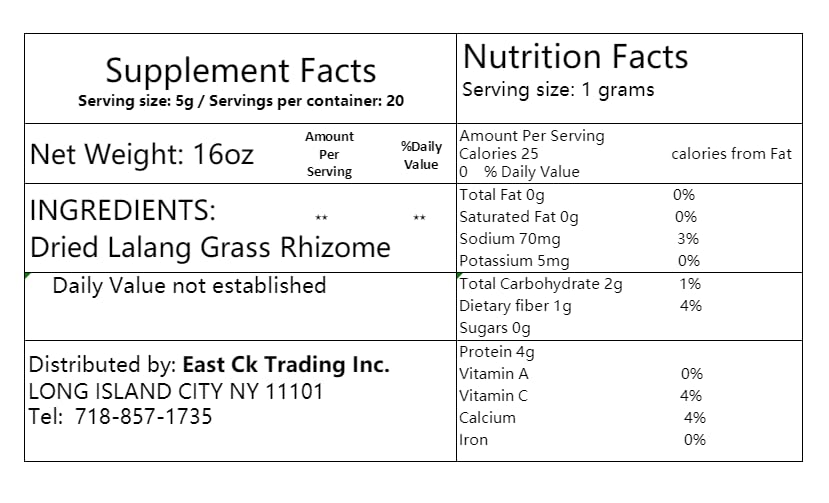 Sweet Post Dried Lalang Grass Rhizome - 16 oz - image 7