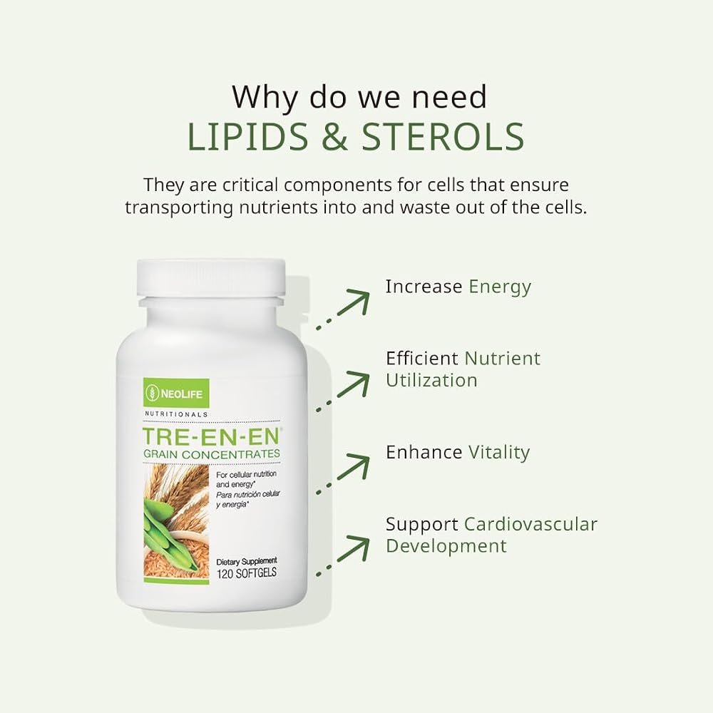 NeoLife Tre-en-en Grain Concentrates Energy & Endurance - 120 Softgels - image 4
