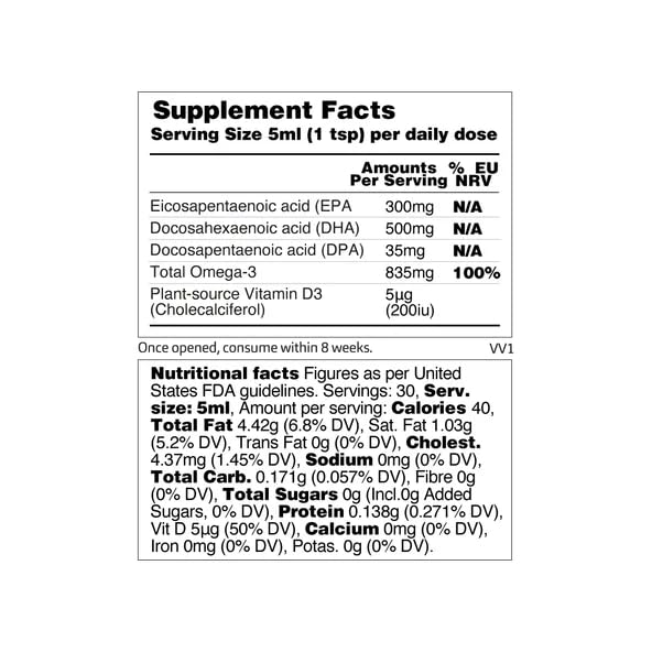 VEGETOLOGY Vegan Omega 3 Parent