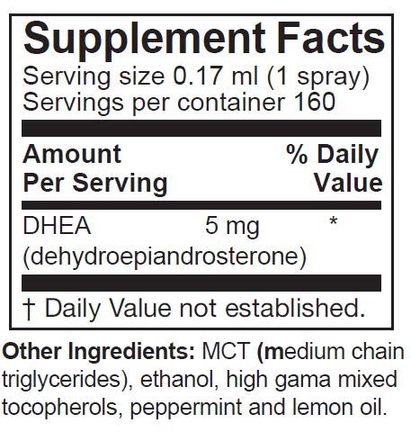 NutriCrafters DHEA Spray 5mg Adrenal Booster - 3 x 1 fl oz - image 3