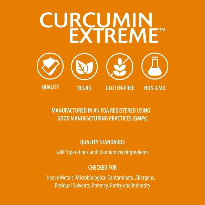 Curcumin Extreme Turmeric Curcumin with BCM-95 & Selenium - 30 Capsules - image 3