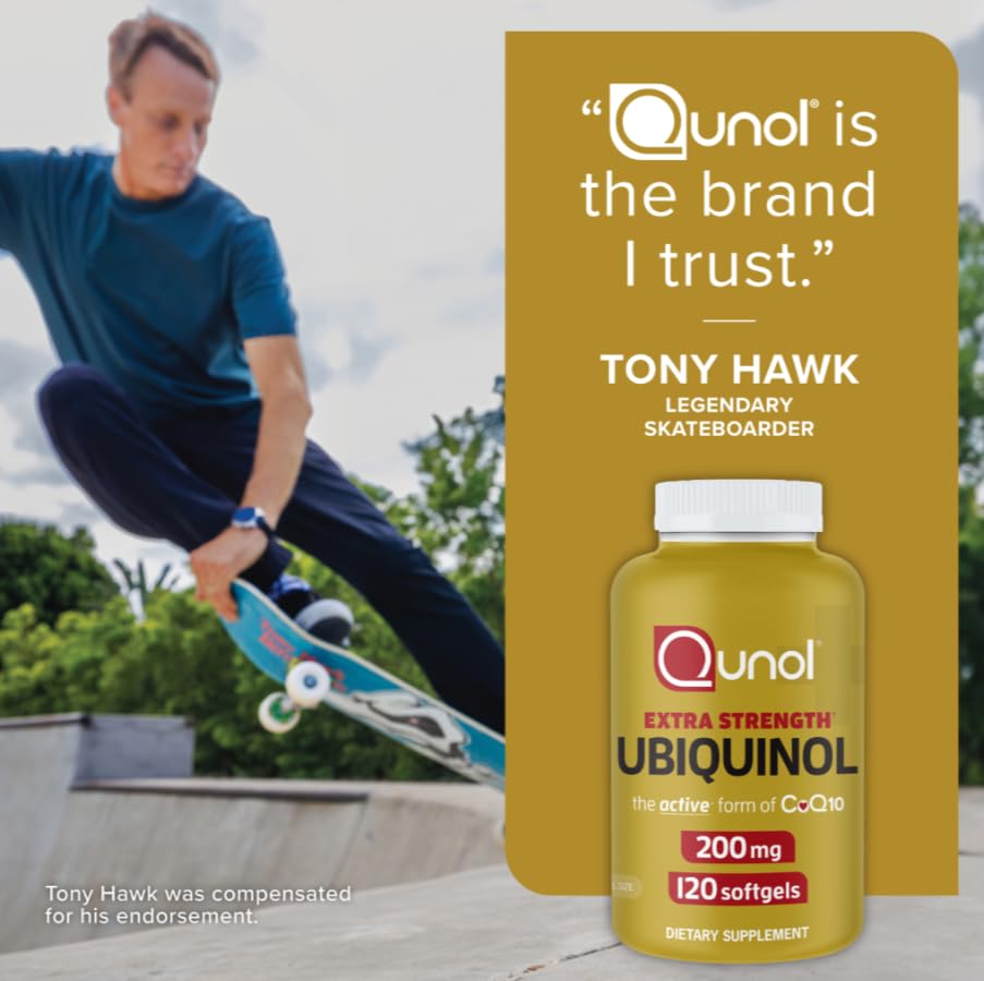 Qunol Ubiquinol 200mg Extra Strength Antioxidant - 120 Softgels - image 9