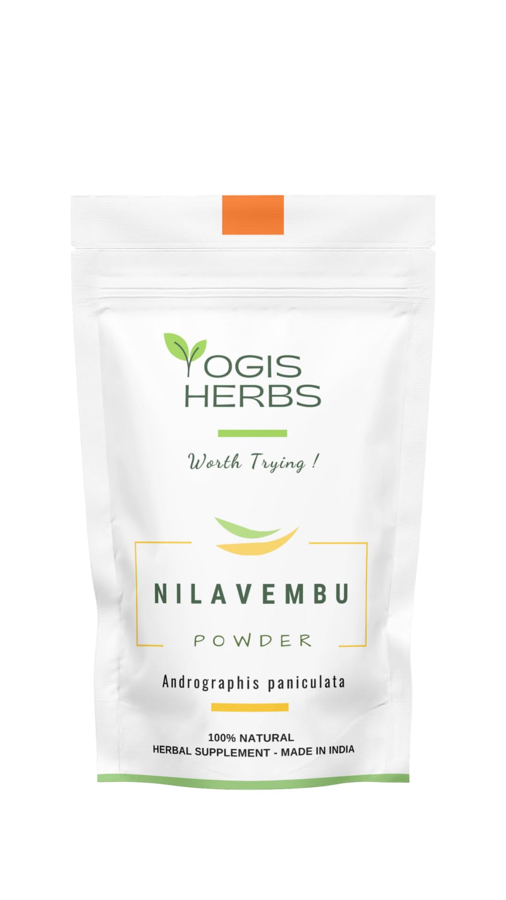 YOGIS HERBS Nilavembu Powder Andrographis Paniculata - 16 Ounce