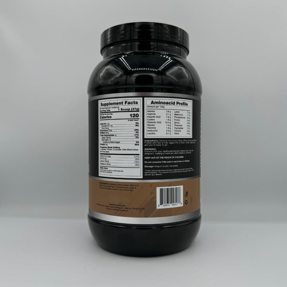 NINEL CONDE Hydrolized Whey Protein Chocolate - 2 lb - image 2