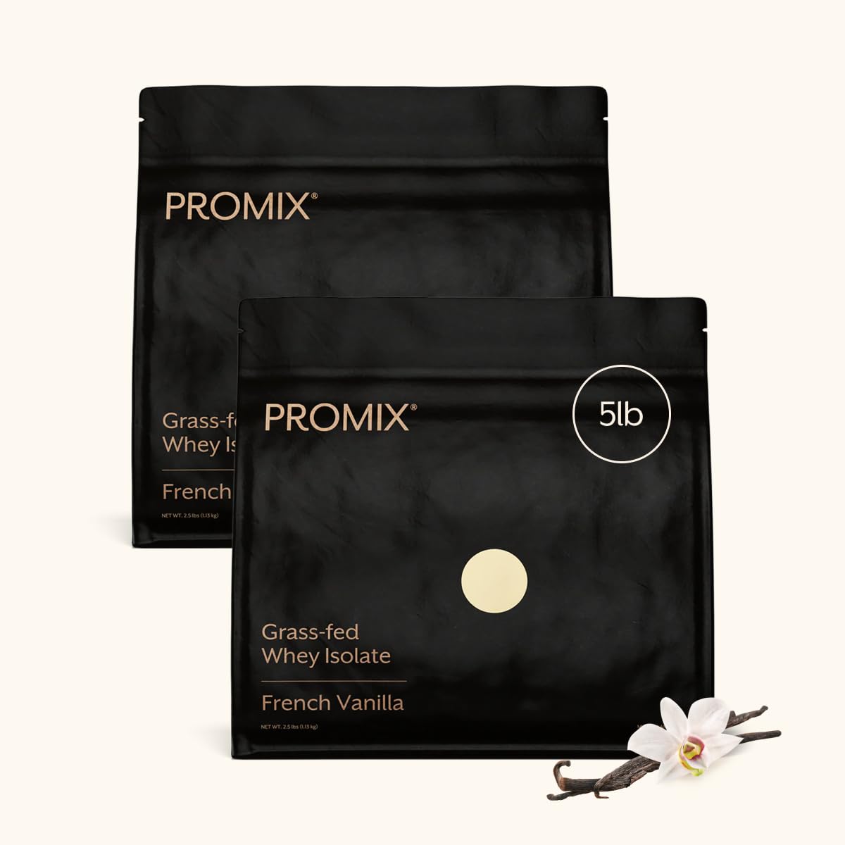 ProMix Nutrition Whey Isolate Powder Vanilla - 5 lb (Pack of 2)