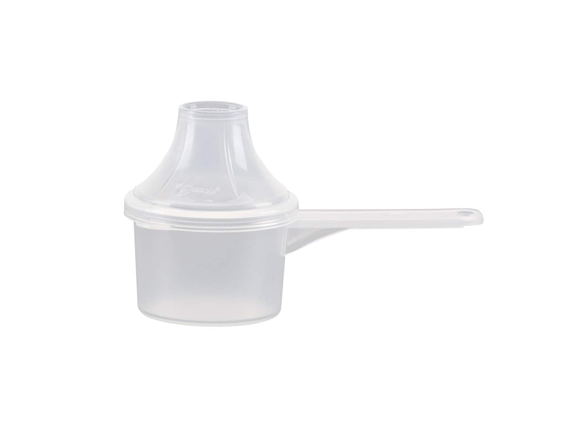 The Scoopie Plastic Short Handle Scoop with Attached Funnel