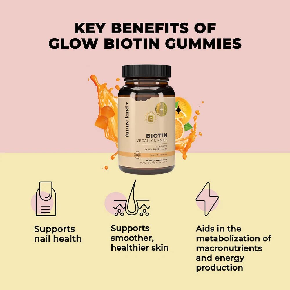 Future Kind Vegan Biotin Gummies for Hair, Skin & Nails - 30ct - image 2