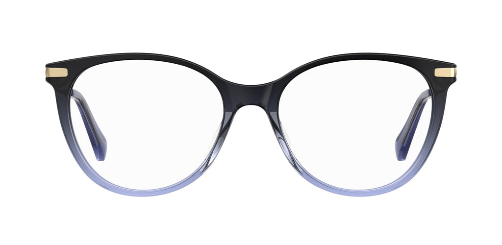 Love Moschino MOL570 Eyeglasses Frame Black Lilac - 52mm - image 2