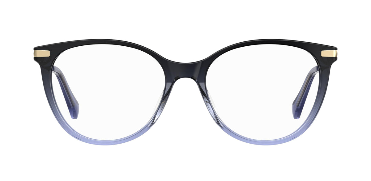 Love Moschino MOL570 Eyeglasses Frame Black Lilac - 52mm - image 2