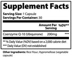 Minimo Nutrition CoQ10 Ubiquinone 200mg - 30 Capsules - image 9