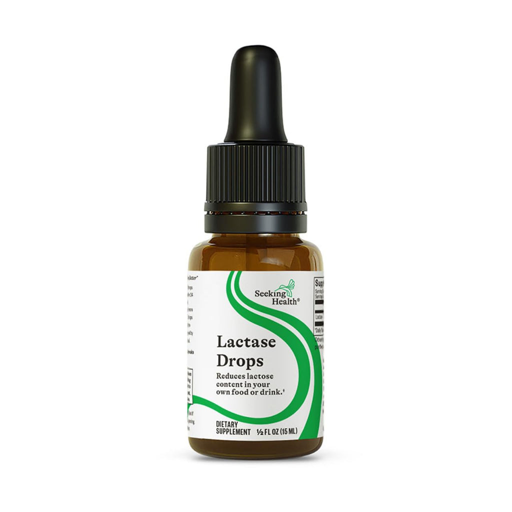 Seeking Health Lactase Drops Lactose Intolerance Aid - 52 Servings