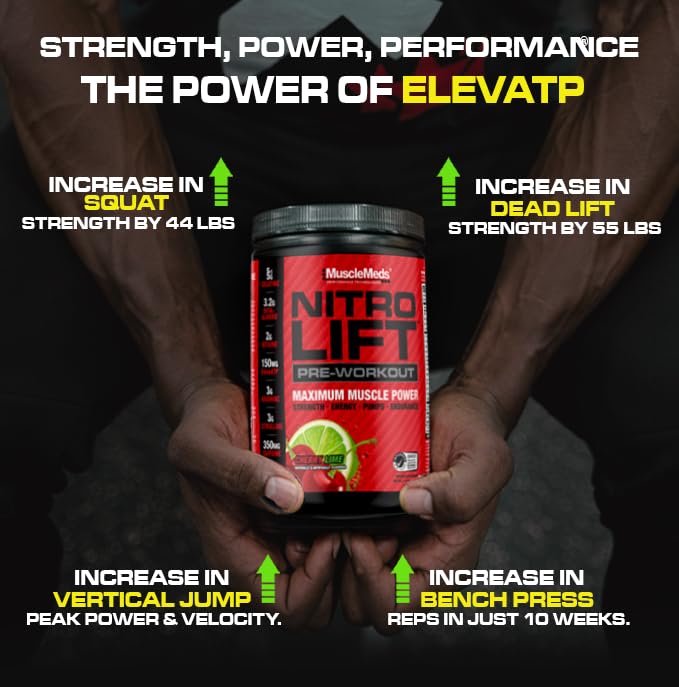 MuscleMeds Nitro Lift Pre Workout Enhance Endurance and Muscle
