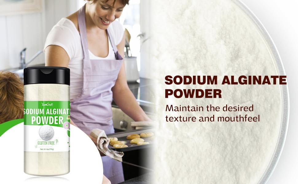 YumCraft Sodium Alginate Powder Food Grade Thickener - 4 oz - image 8