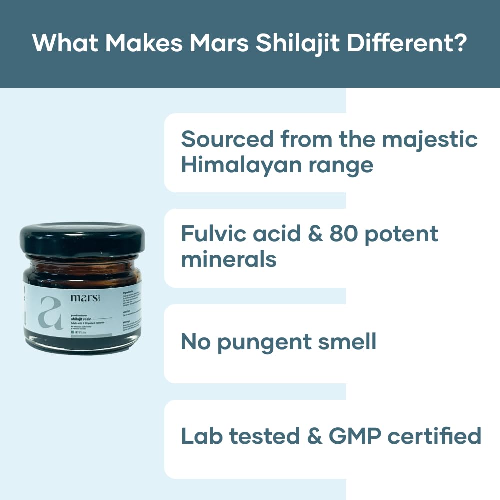 Mars Pure Himalayan Shilajit Gold (Resin)