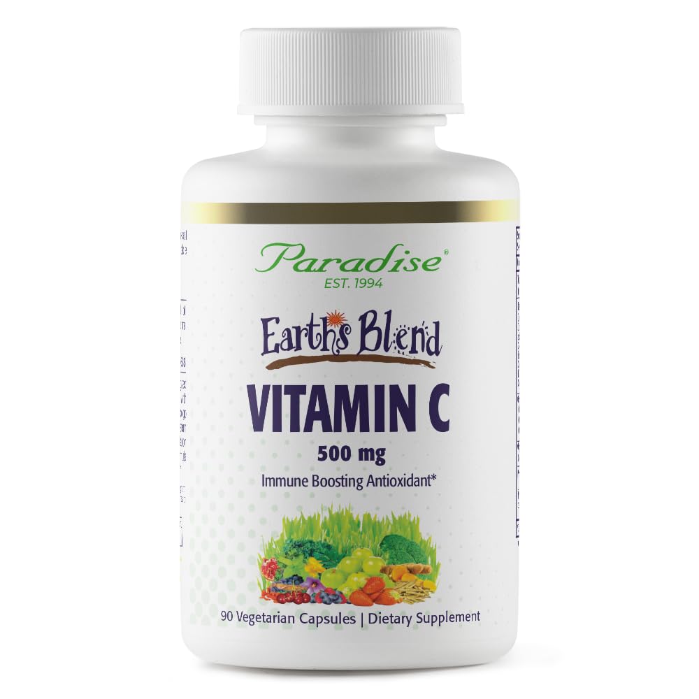 Paradise Herbs Earth's Blend Vitamin C - 90 Vegetarian Capsules