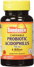 Sundance Probiotic Acidophilus 6 Billion Active Cultures - 180 Tablets