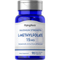 Piping Rock L-Methylfolate 15 mg - 90 Capsules