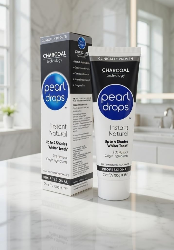 Pearl Drops Instant Natural White Activated Charcoal - 75ml - image 9