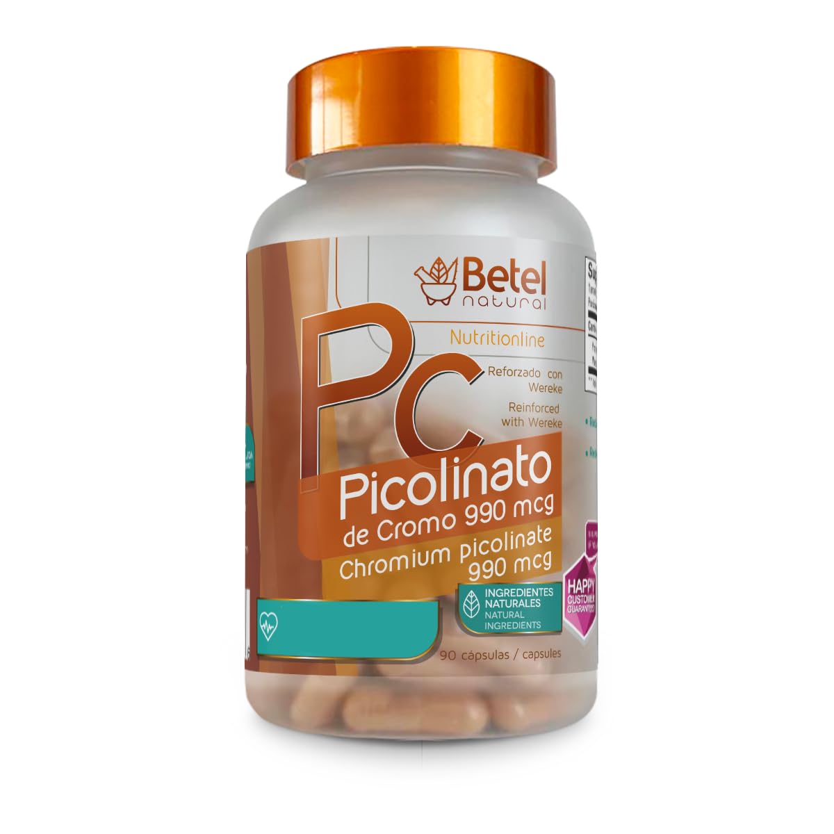 Betel Natural Chromium Picolinate with Wereke - 90 Capsules