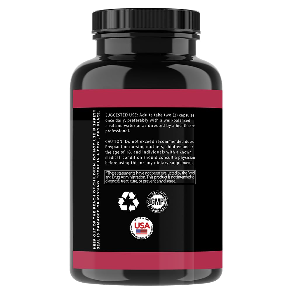 Angry Supplements Apple Cider Vinegar + Beet Root Powder Capsules - 120 Count - image 4