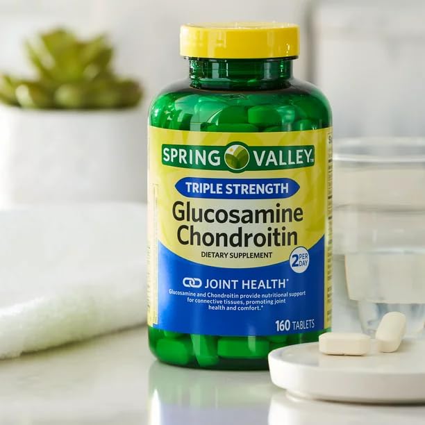 GAMURRY Spring Valley Glucosamine Chondroitin Triple Strength - 160 Tablets - image 2