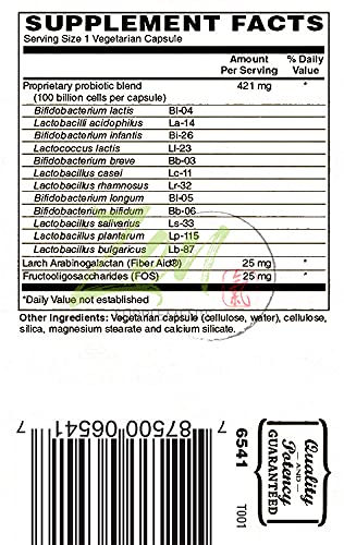 Zen Supplements 100 Billion Probiotic 12 Strains - 30 Vegetarian Capsules - image 3