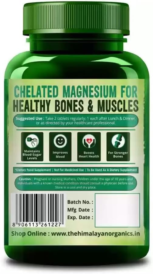 Generic THO Magnesium Citrate 1648mg - 120 Vegetarian Tablets - image 5
