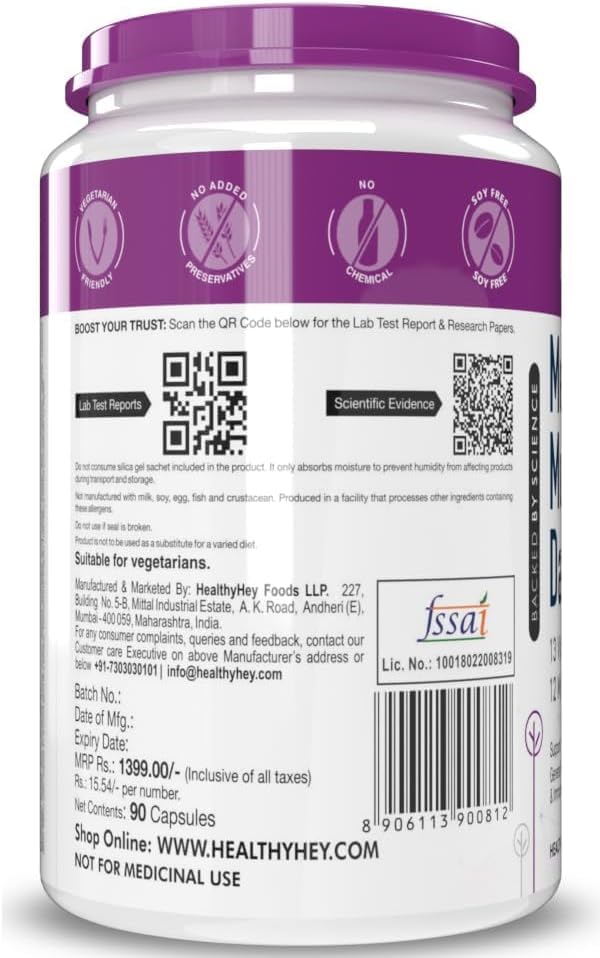 Generic Multi-VIT Daily Multivitamin for Men - 90 Vegetarian Capsules - image 2