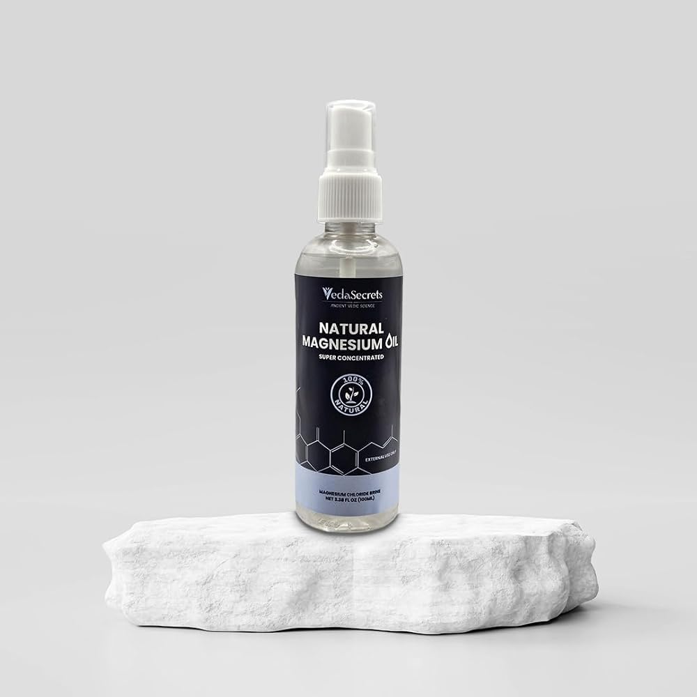 VedaSecrets Natural Magnesium Oil for Relaxation - 100 mL