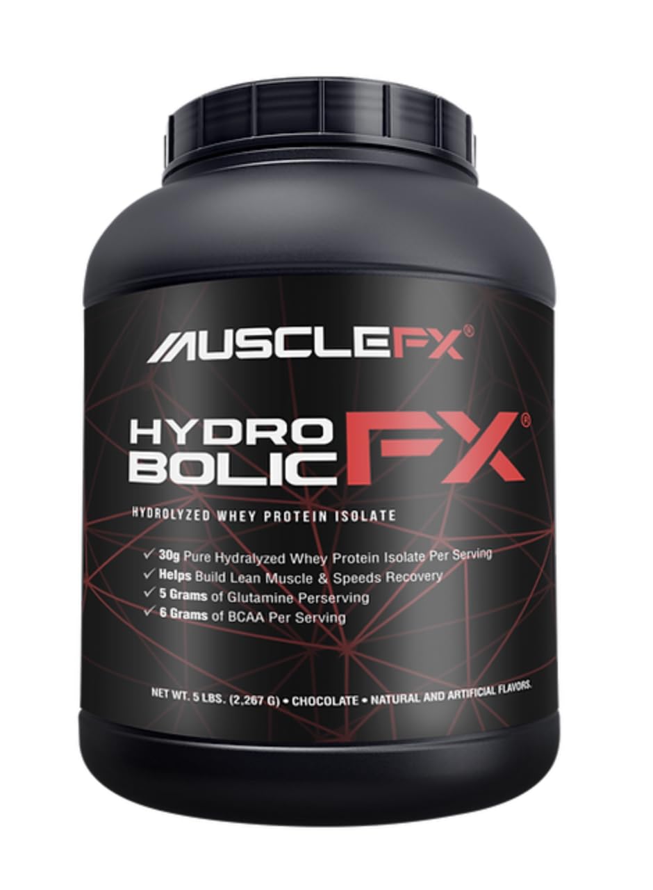 MUSCLE FX Hydrobolic FX Hydrolyzed Whey Protein Isolate - 5 LB