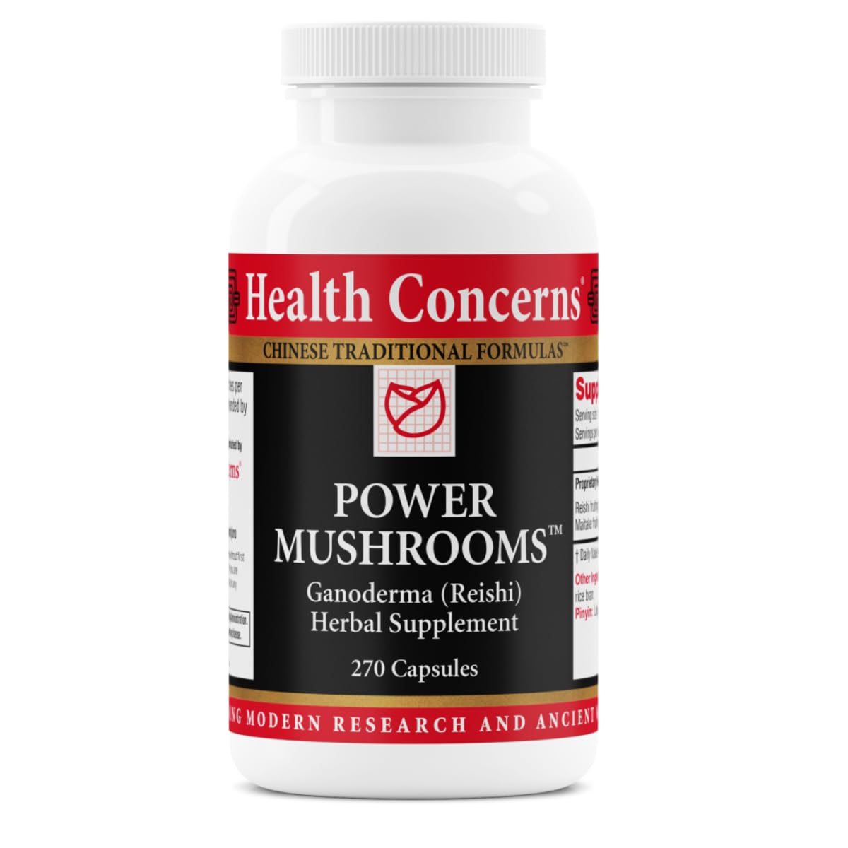 Health Concerns Power Mushrooms Immune Support - 270 Capsules