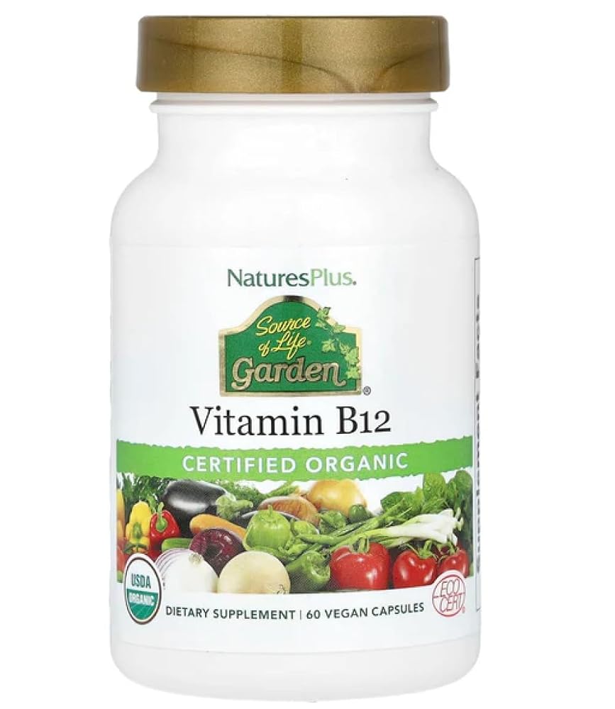 Nature's Plus Source of Life Garden Vitamin B12 - 60 Capsules
