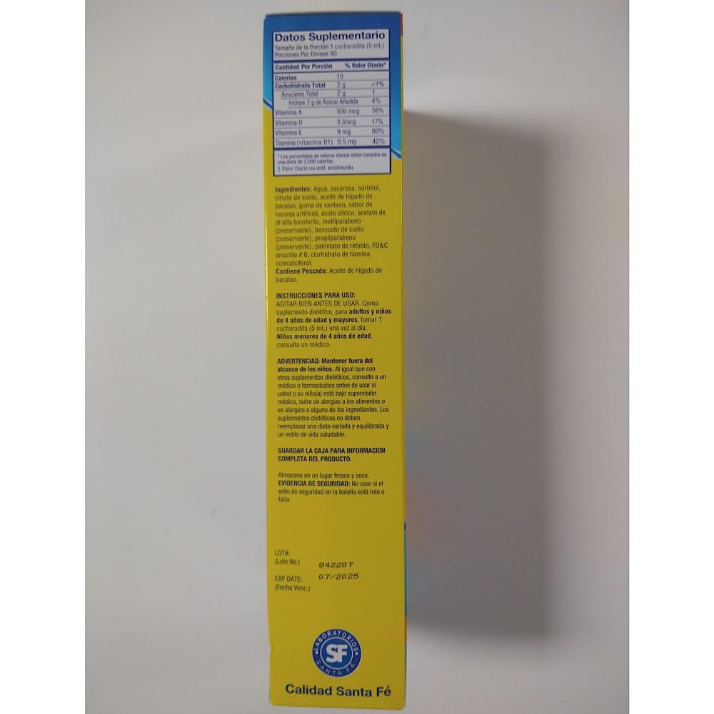 Ballena Azul Cod Liver Oil Liquid for Adults and Children - 15.3 Fl Oz - image 6