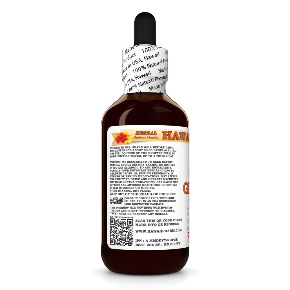 Hawaii Pharm Red Ginseng (Panax Ginseng) Root Liquid Extract