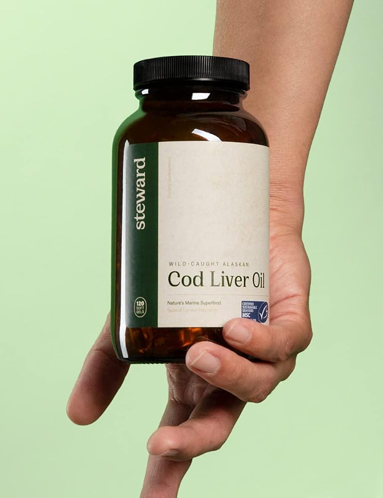STEWARD Wild-Caught Alaskan Cod Liver Oil - 120 Softgels - image 4